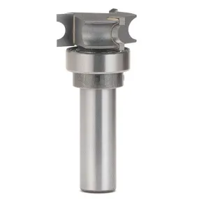 # 3530 1/4" Stock Canoe Bead Router Bit With Bearing, 1/2" Shank, 1-1/8" CD