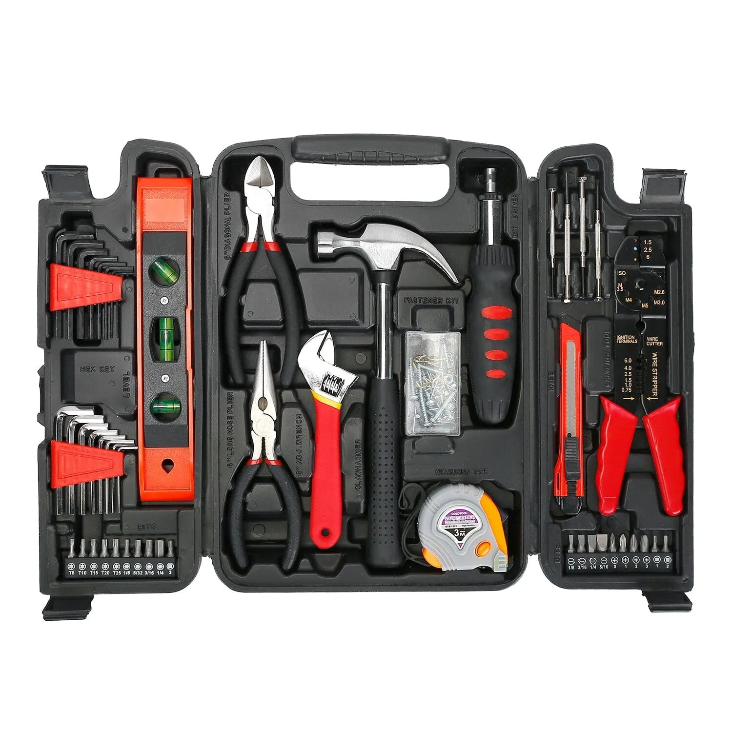 129-Pieces Set: Household Hand Tool Set