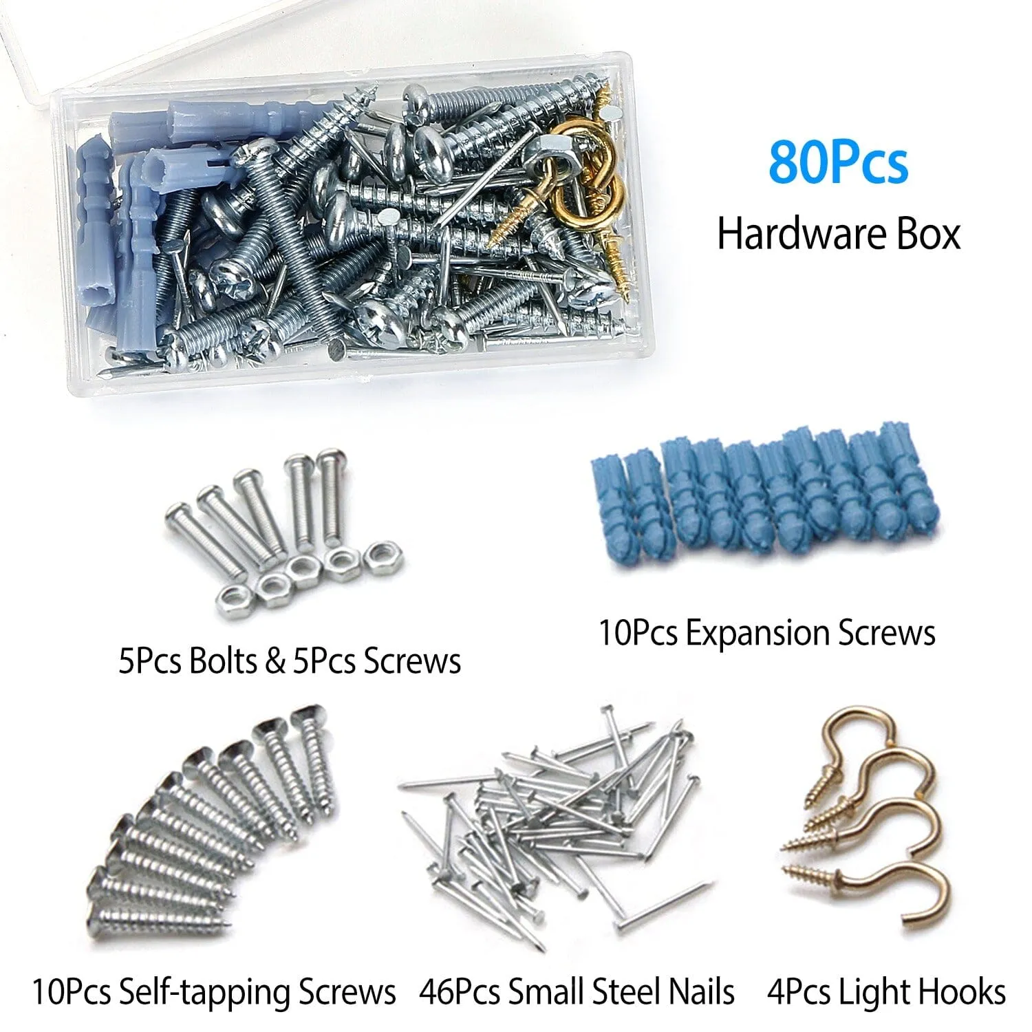 129-Pieces Set: Household Hand Tool Set