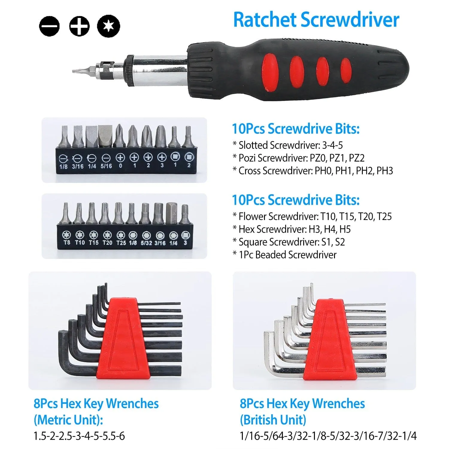 129-Pieces Set: Household Hand Tool Set