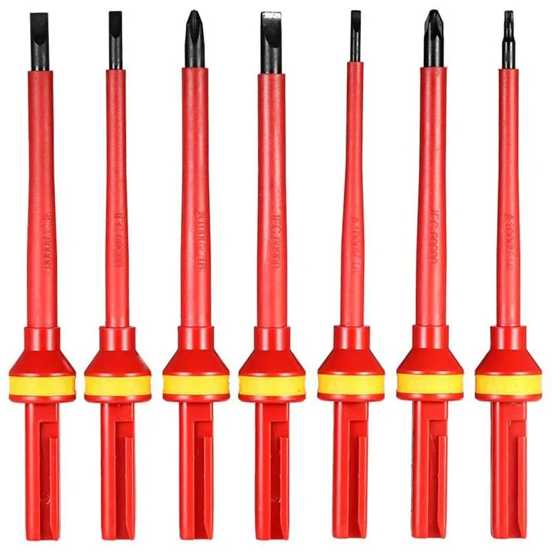 13-Piece: 1000V Changeable Insulated Screwdrivers Set