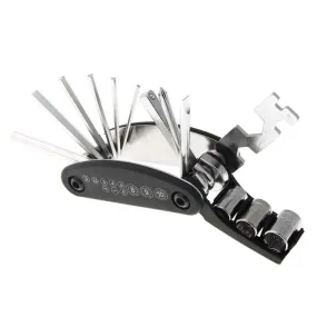 15-in-1 Folding Multi Function Bike Repair Tool