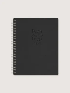 2025 Midnight Black Baxter Planner