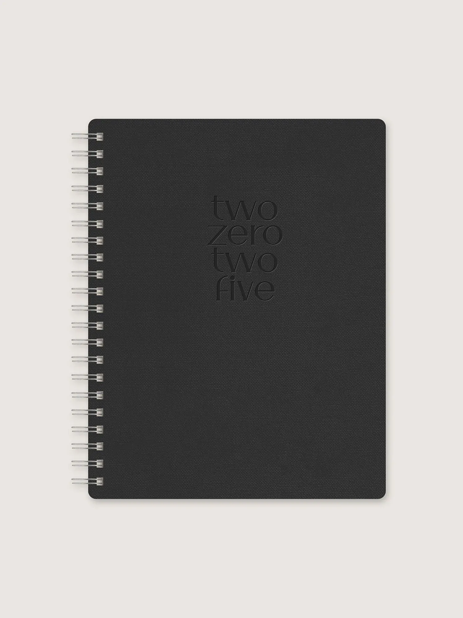 2025 Midnight Black Baxter Planner