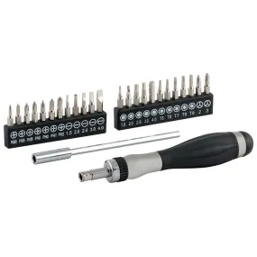 26 Piece Ratcheting Precision Screwdriver