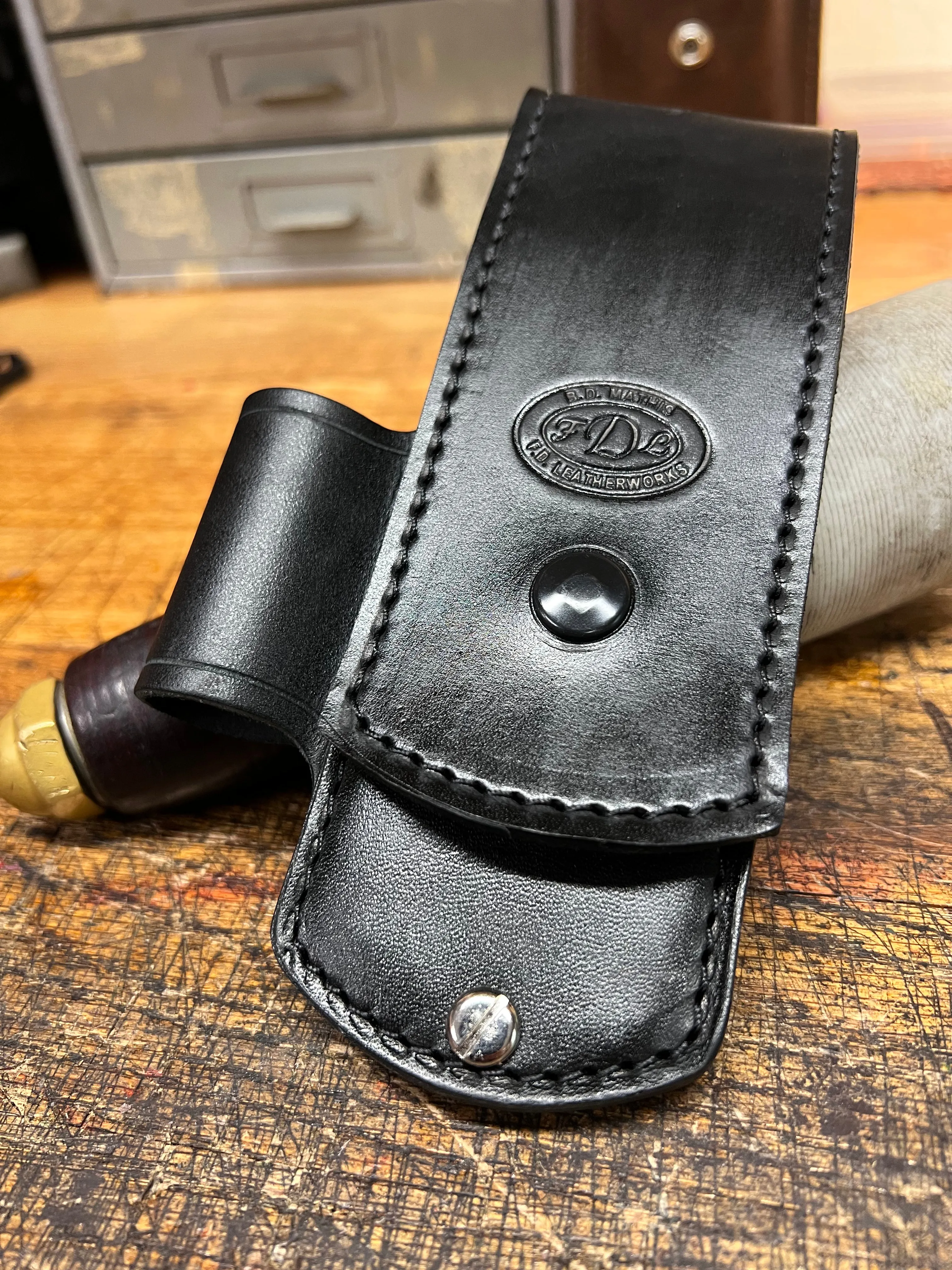 3 Pocket Tool Sleeve with Flap closure