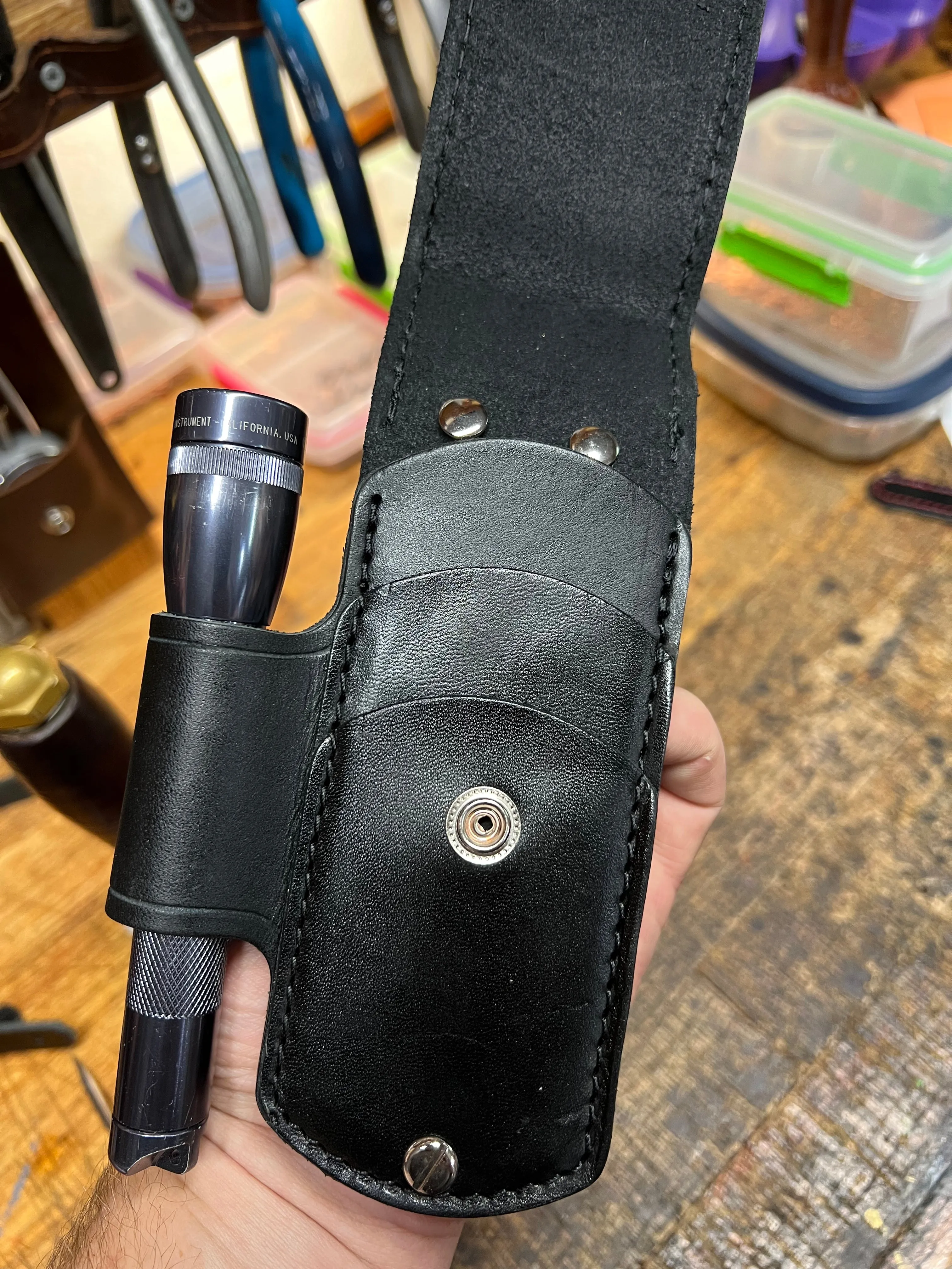 3 Pocket Tool Sleeve with Flap closure