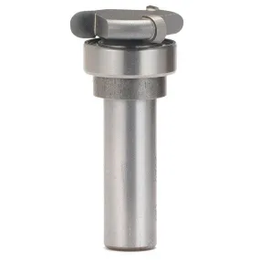 #3520 1/4" Stock Canoe Flute Router Bit With Bearing, 1/2" SH, 1-1/8" CD