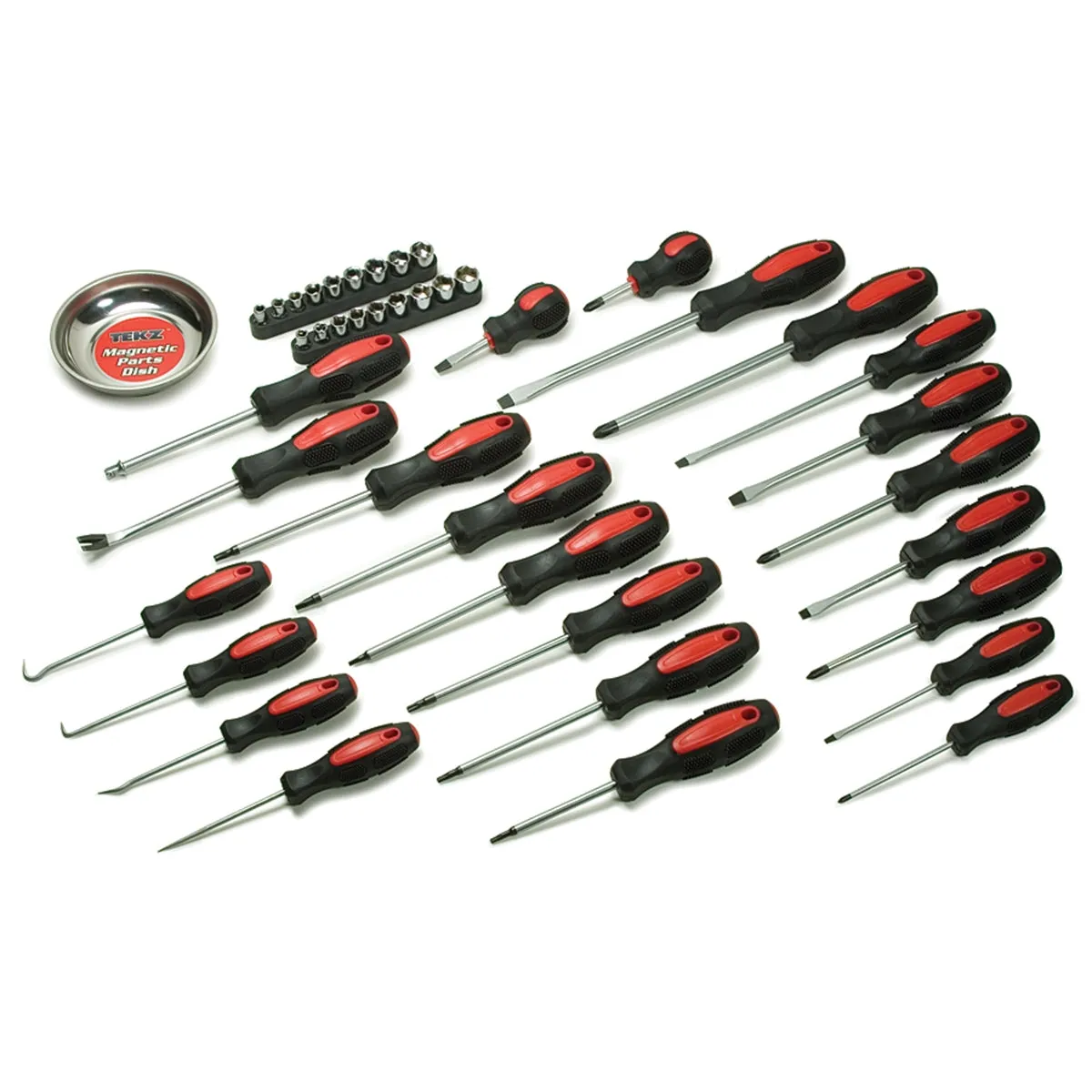 42 Piece Screwdriver Set with Mini Parts Tray TIT17242