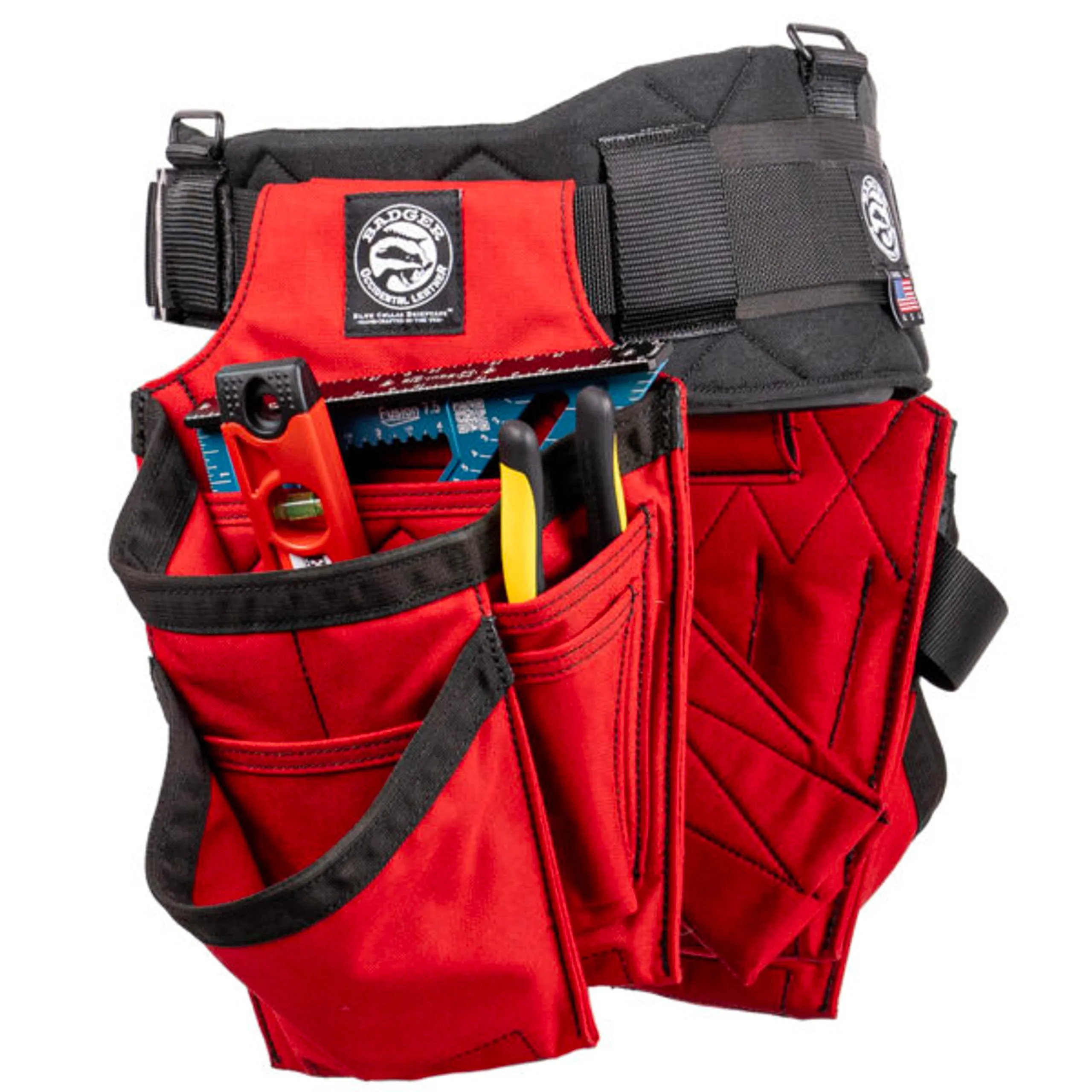 Badger Trimmer Tool Belt Set - RED - OCC-462156