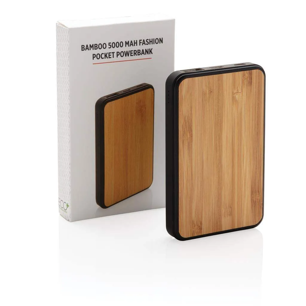 Bamboo 5.000 mAh Fashion Pocket Powerbank