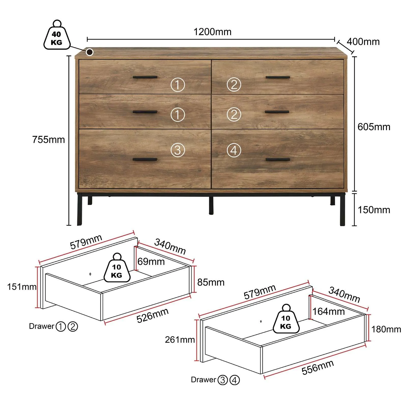 Bedroom Furniture Sets - Bronx Storage 3-Piece Set