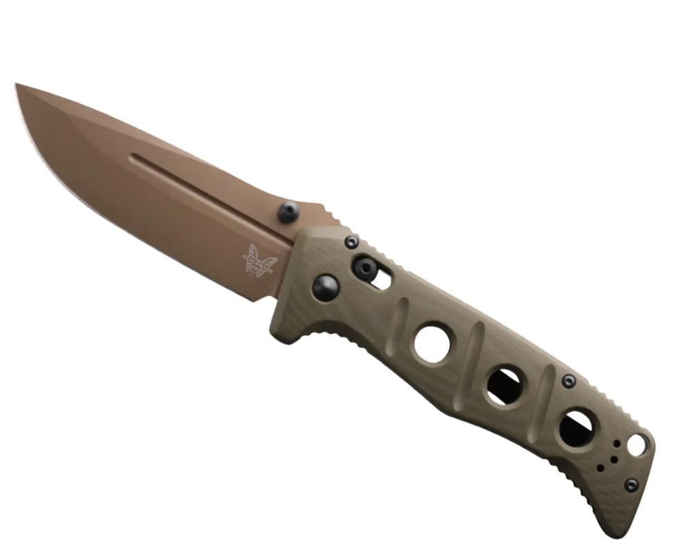 Benchmade Adams G10 Knife | OD Green