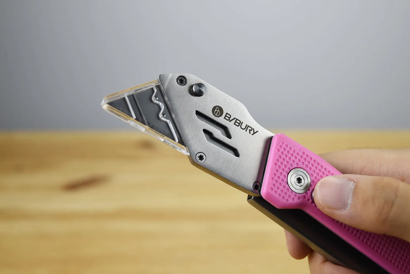 Bibury EDC Safety Utility Knife (Pink)