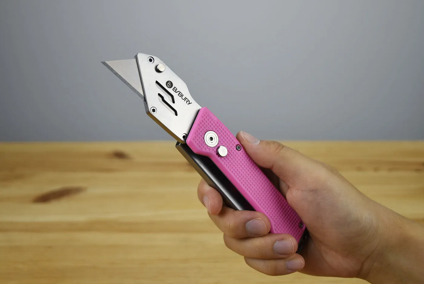 Bibury EDC Safety Utility Knife (Pink)