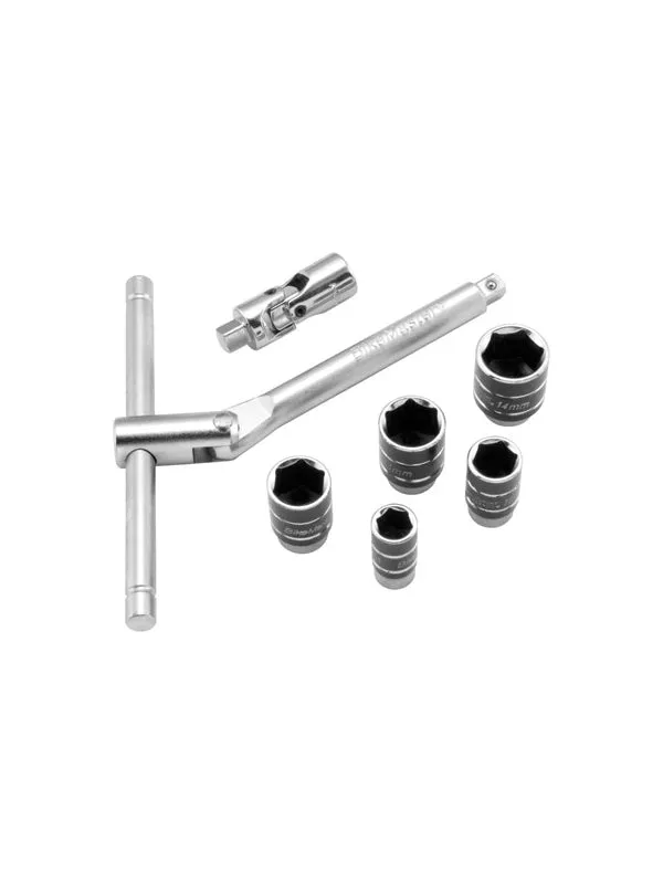 Bikemaster Folding T-Handle Socket Set