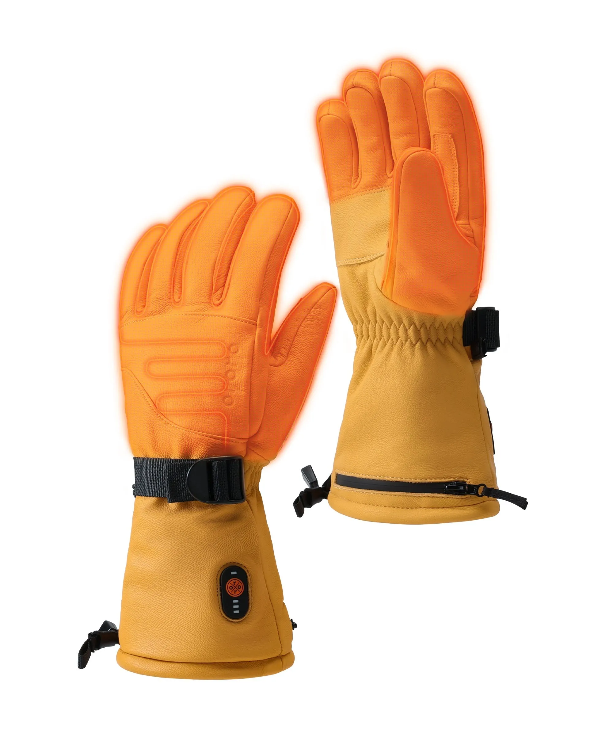 Boise Unisex Heated Full Leather Gloves