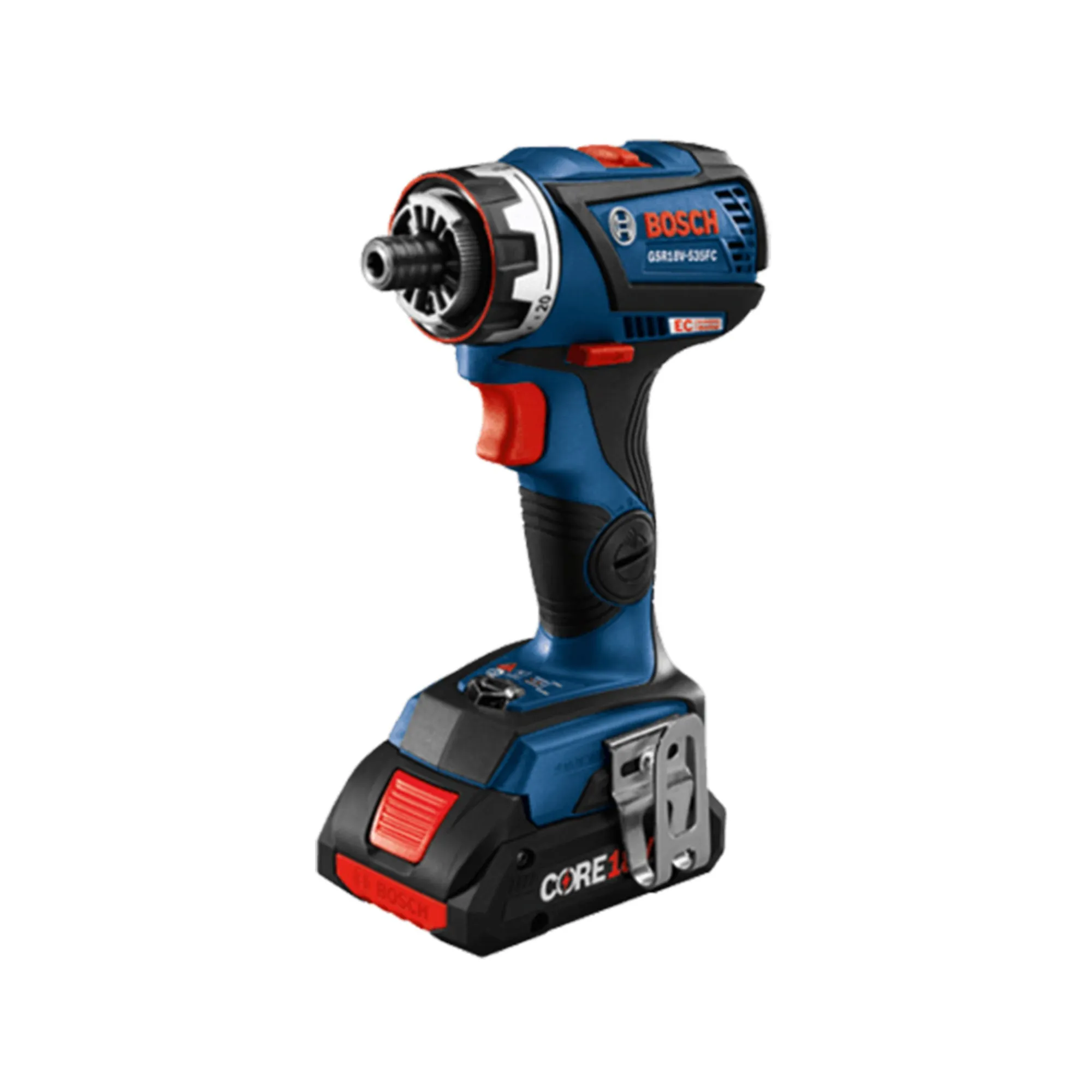 Bosch 1900 RPM Compact Design 5 In 1 Drill Driver with CORE18V 4.0Ah Battery