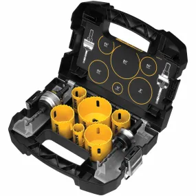 DeWalt D180002 9-Piece Electrician's Hole Saw Kit