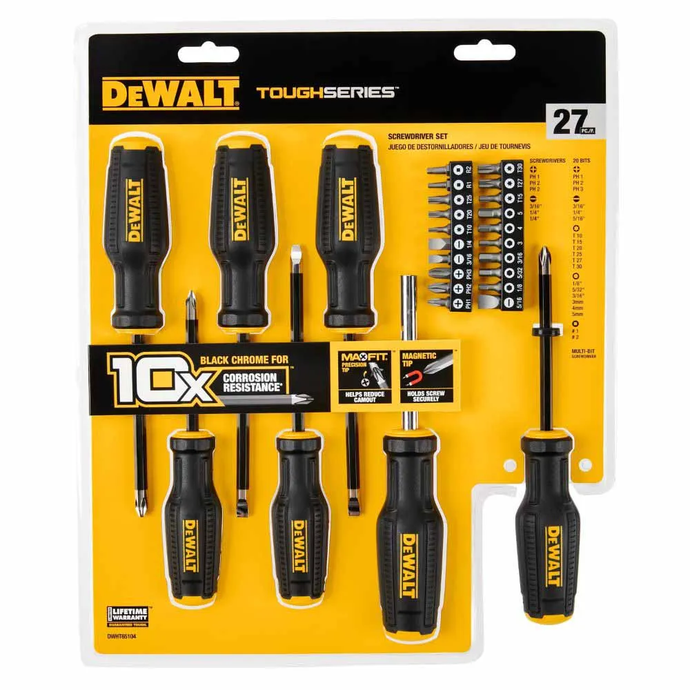 DeWalt DWHT65104 DEWALT® TOUGHSERIES 27PC Screwdriver Set