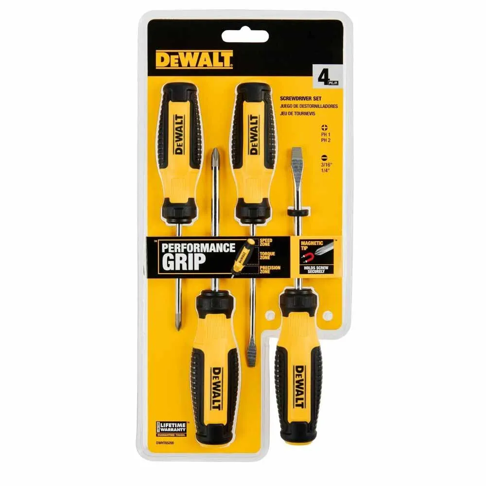 DeWalt DWHT65200 DEWALT® 4PC Screwdriver Set