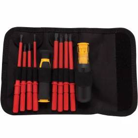 DeWalt DWHT66417 VINYL GRIP INSULATED SCREWDRIVER SET - 10 PC