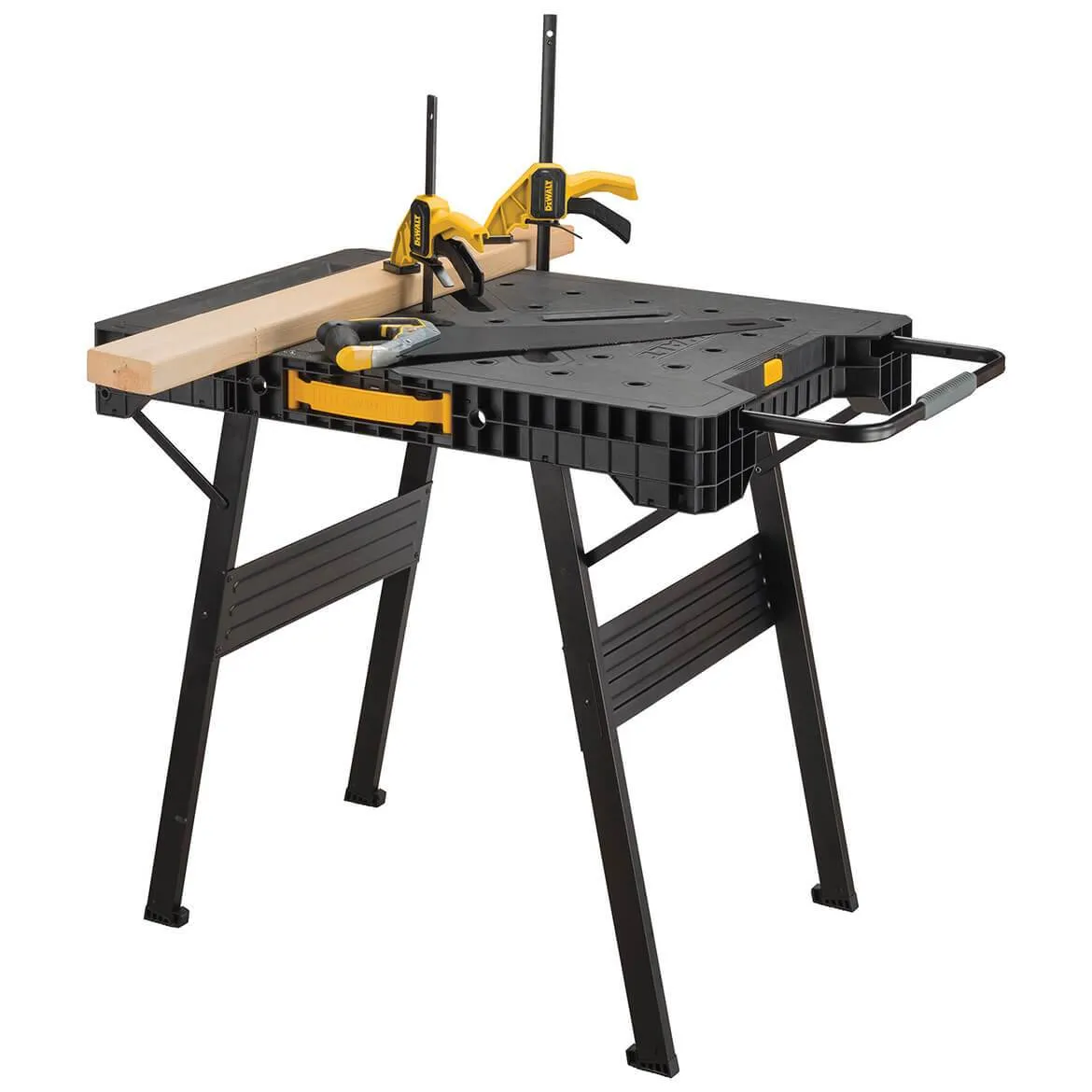 DeWALT DWST11556 33-Inch Heavy Duty Metal Express Folding Workbench - Black