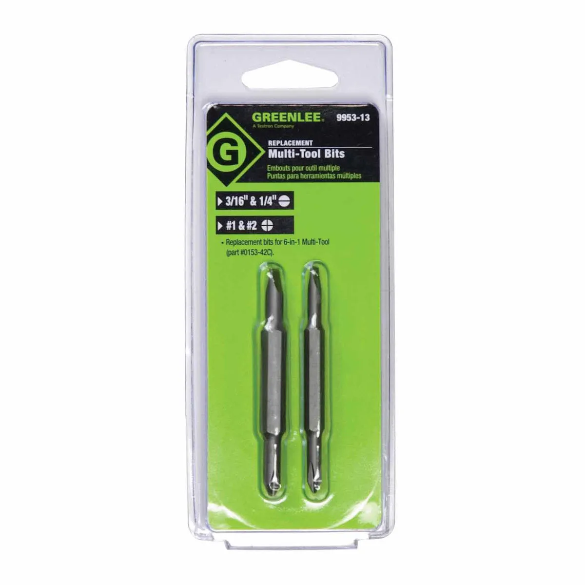 Greenlee 9953-13 Replacement Bits for 6-In-1 Multi-Tool