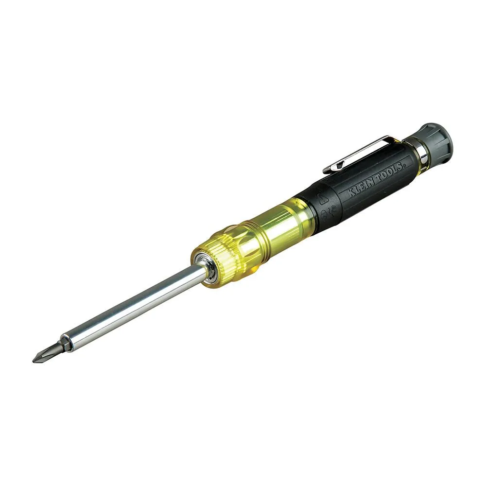 Klein 32614 4-in-1 Multi-Bit Electronics Pocket Screwdriver