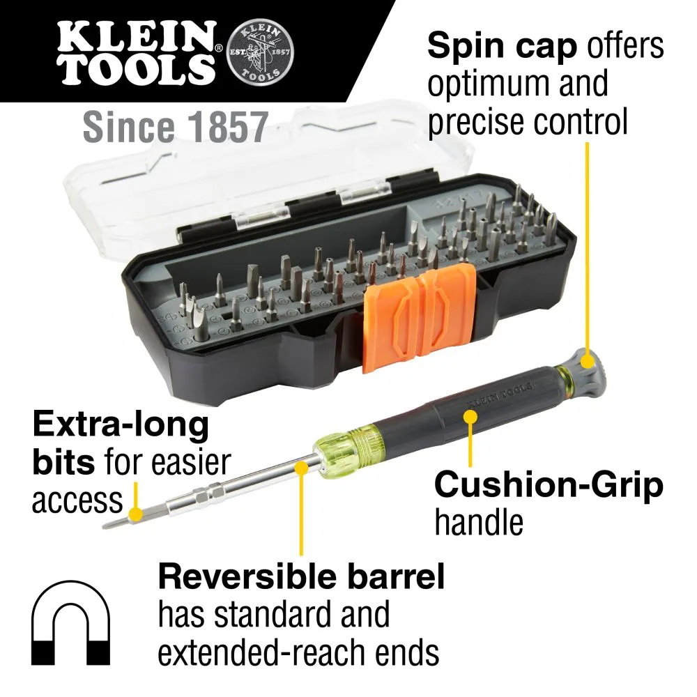 Klein 32717 All-in-1 Multi-Bit Precision Screwdriver Set