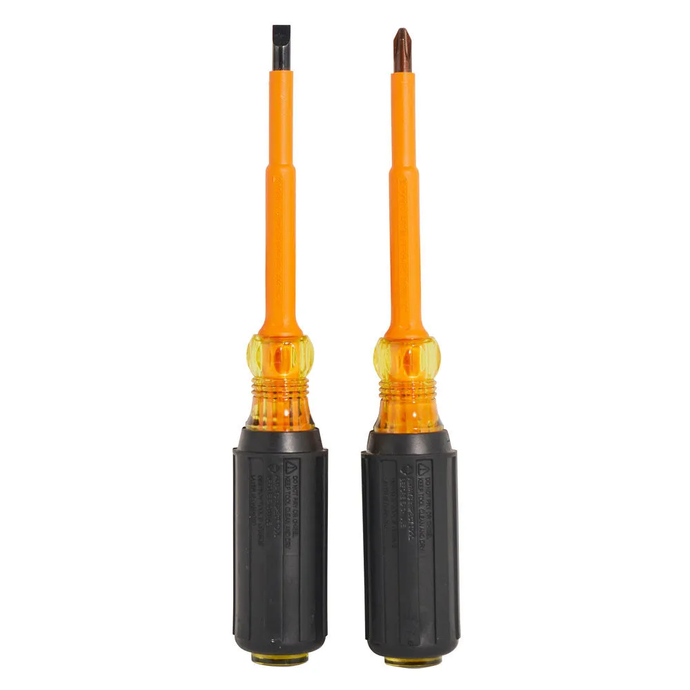 Klein 33532-INS Insulated Screwdriver Set, Slotted and Phillips, 2-Piece