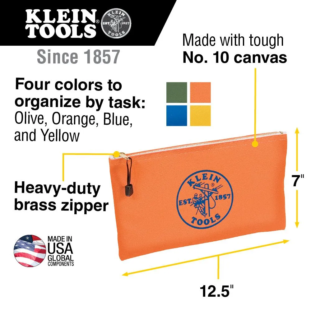 Klein 5140 Canvas Tool Pouch 4-Pack