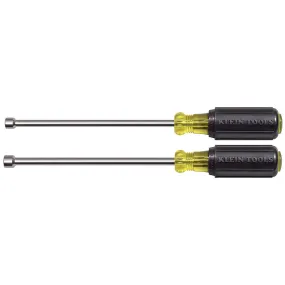 Klein 646M Magnetic Nut Driver Set, 6" Shafts, 2-Piece