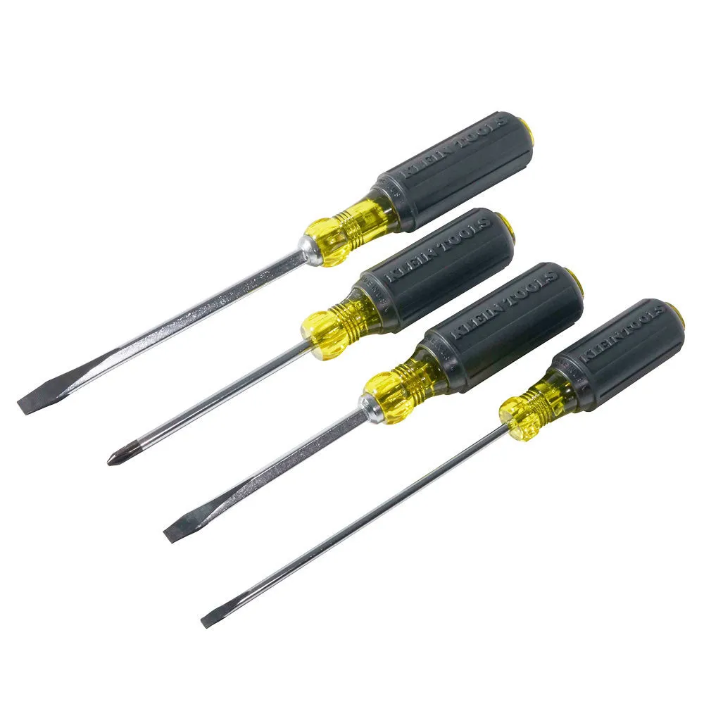 Klein Tools 85105 Screwdriver Set, Slotted and Phillips, 4-Piece