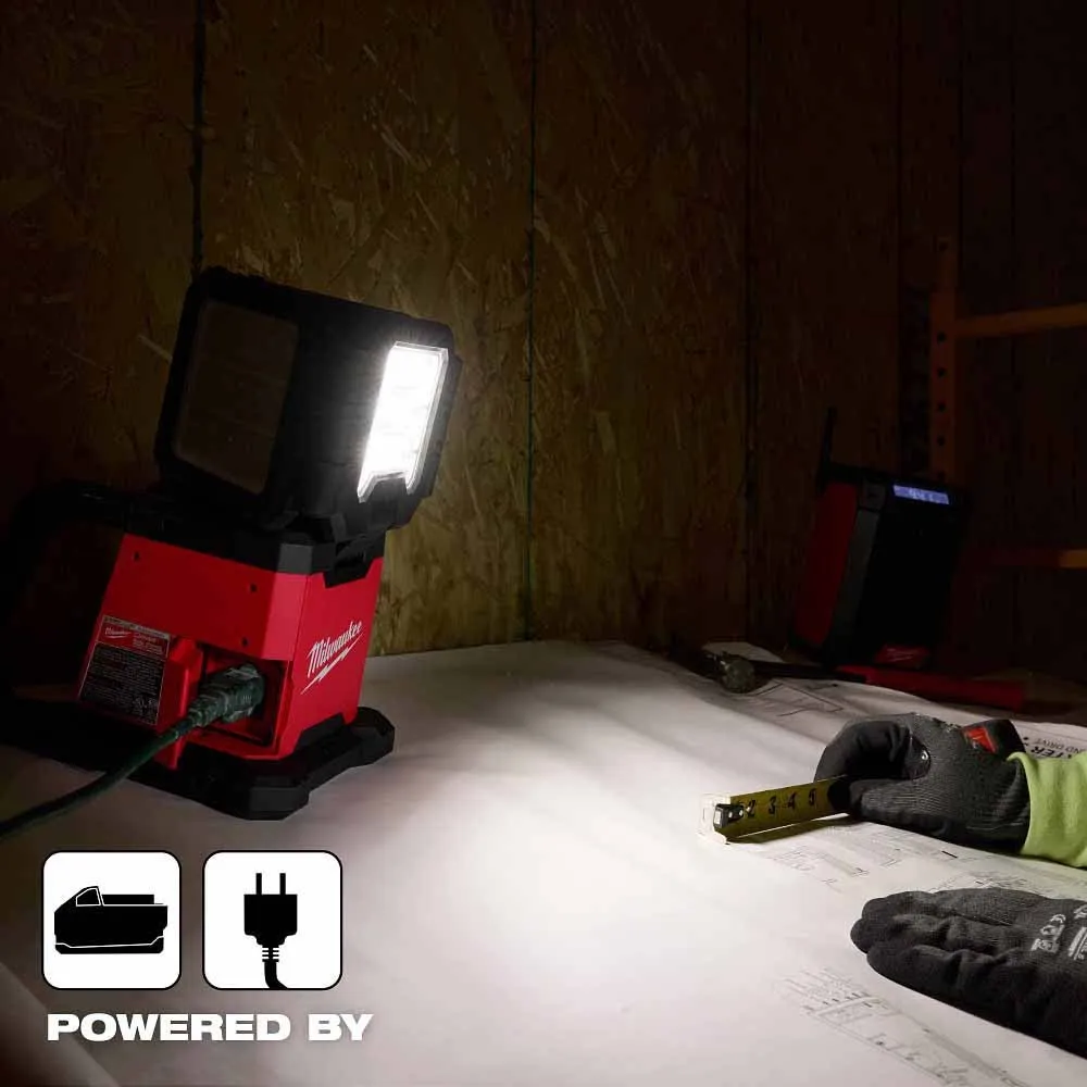 Milwaukee 2368-20 M18 ROVER Dual Power Triple-Panel Flood & Area Light