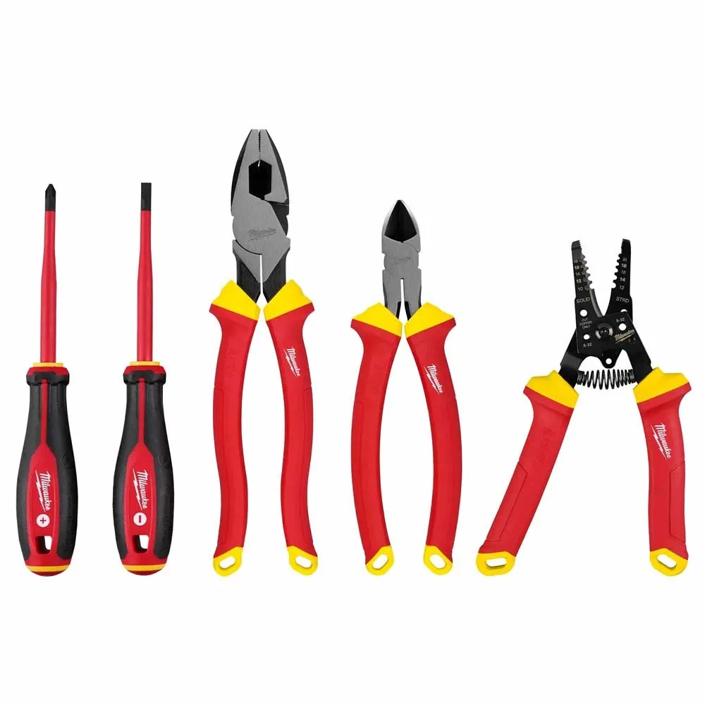 Milwaukee 48-22-2215 5 PC 1000V Insulated Hand Tool Set