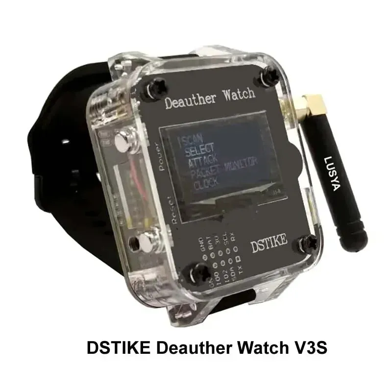 Next-Gen Deauther Watch V3S: The Ultimate WiFi Network Testing Tool