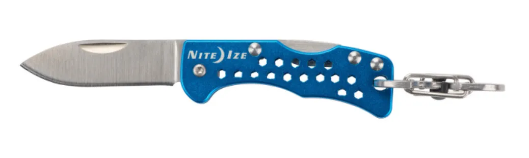 Nite Ize DoohicKey Key Chain Knife Pocket Knife Blue