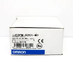 Omron 2mm 12-24VDC Inductive Proximity Switch E2FM-X2C1-M1