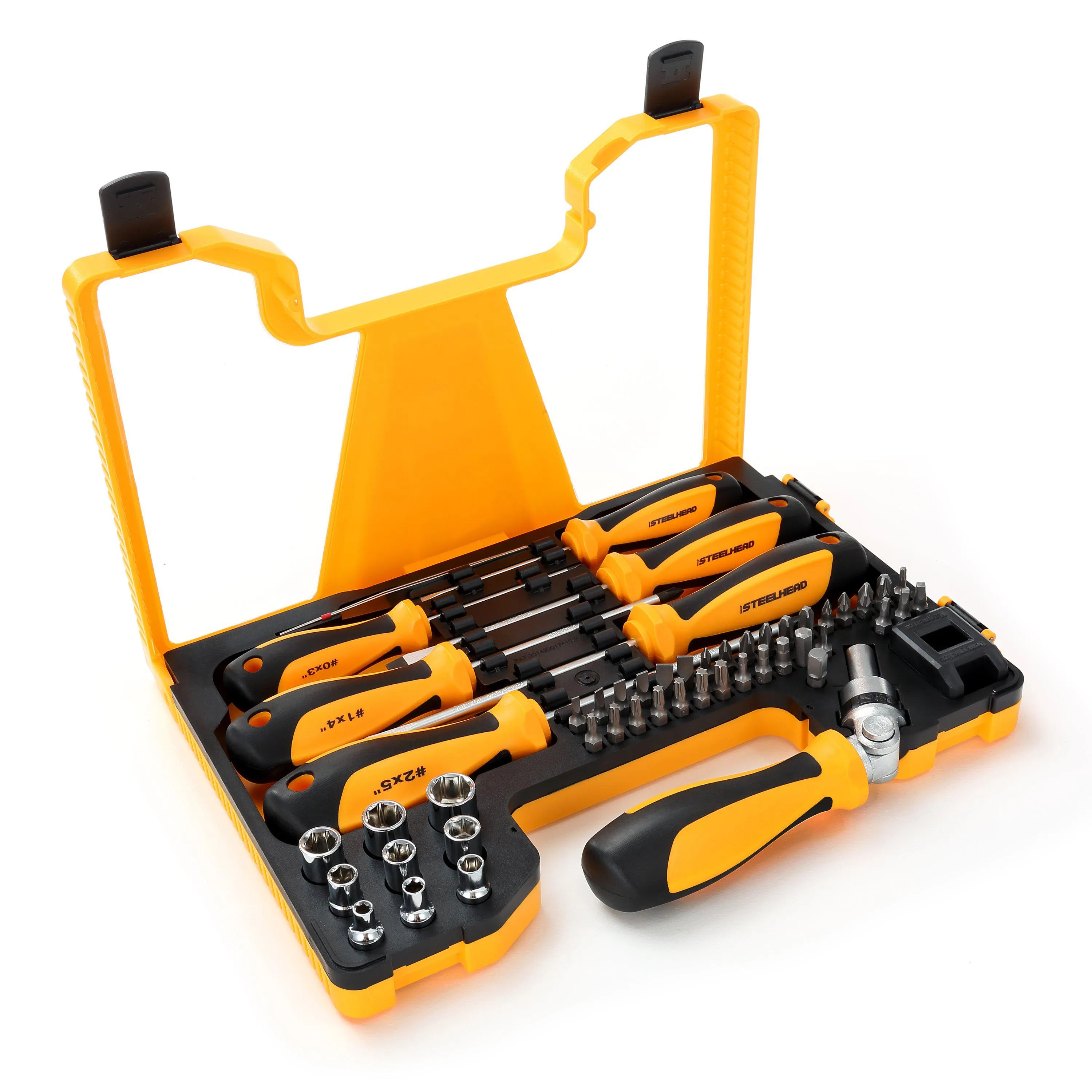 Ratcheting Screwdriver and Socket Set (51 Piece)