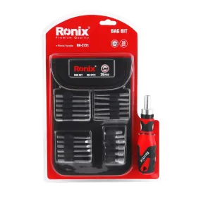 RONIX RH-2721 ROLL-UP SCREWDRIVER BAG SET, MAGNETIC