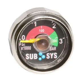 Spare-Air Screw In Dial Pressure Gauge