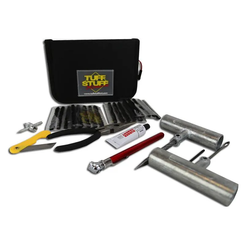 Tire Repair Kit, Includes Tools, Plugs, Patches & Storage Case