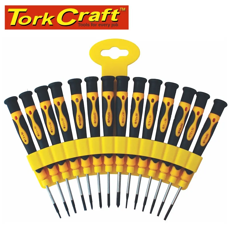 TORK CRAFT 14PC PRECISION SCREWDRIVER SET KT2468