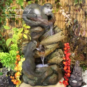 Tranquility Curious Otters Water Feature