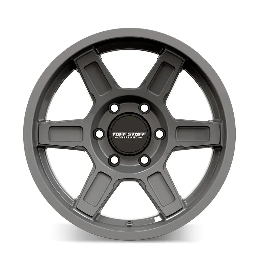 Tuff Stuff Overland® Ascent Wheel 17X8.5 - Alpha Gray