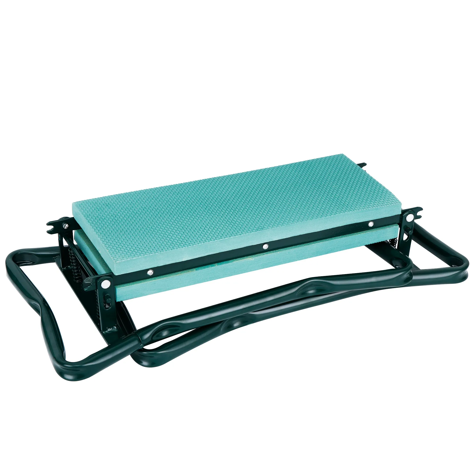 ZENY Folding Garden Kneeler Bench Seat w/Kneeling Pad and Tool Pouch (Green)